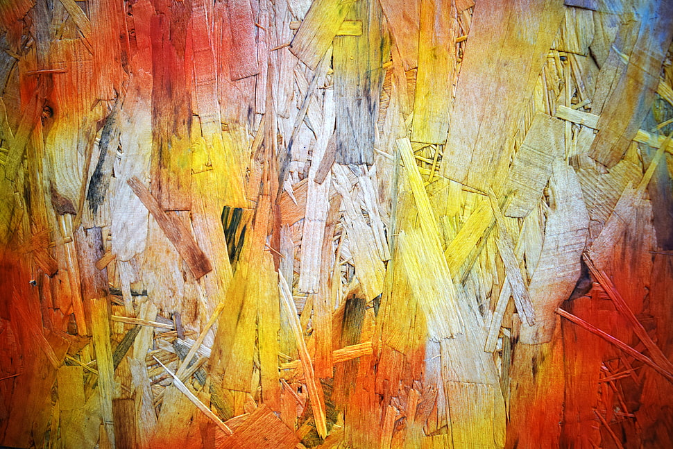 brown and gray abstract painting HD wallpaper