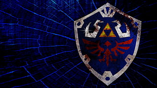 The Legend of Zelda Wingcrest wallpaper, The Legend of Zelda, hylian crest, video games, Hylian Shield
