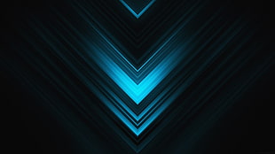 black and blue wallpaper, digital art, lines