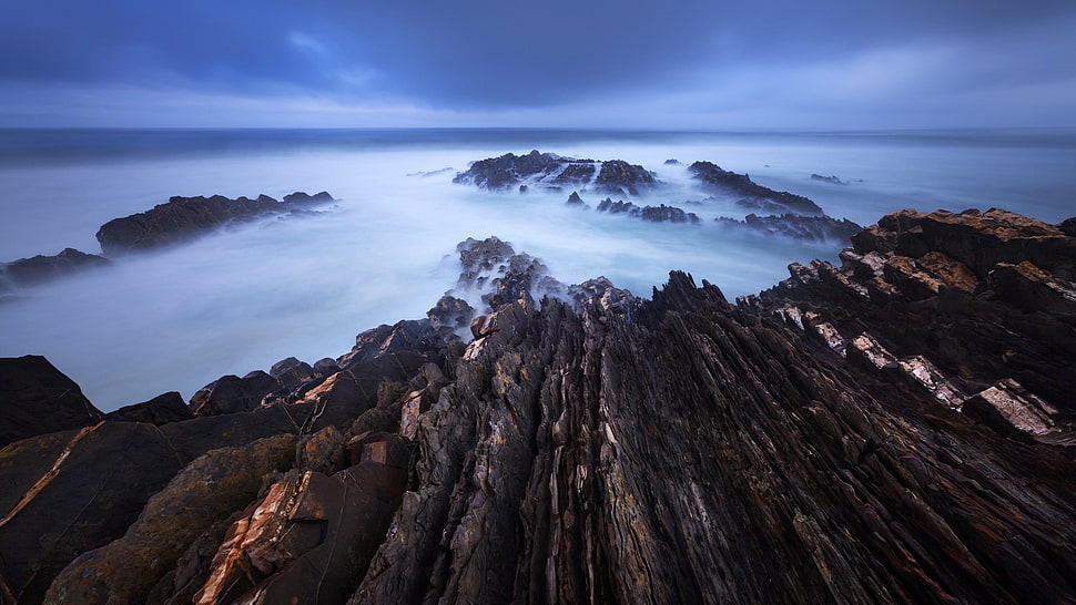 sea of clouds, landscape HD wallpaper