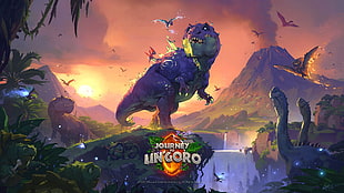 Journey to Un'Goro digital wallpaper, Hearthstone: Heroes of Warcraft, Journey to UN'GORO HD wallpaper