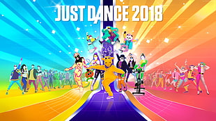 Just Dance 2018 poster HD wallpaper