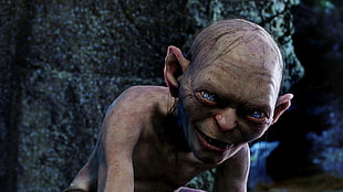 The Lord of the Rings Gollum, Gollum, The Lord of the Rings, Middle-earth, blue eyes HD wallpaper