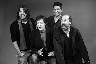 men's black suit jacket, men, musician, rock stars, Paul McCartney
