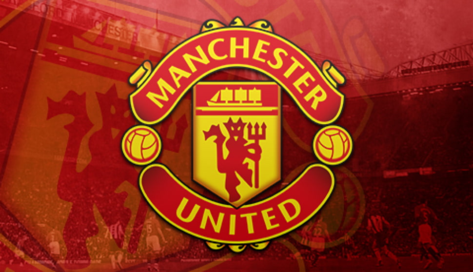 Manchester United logo HD wallpaper