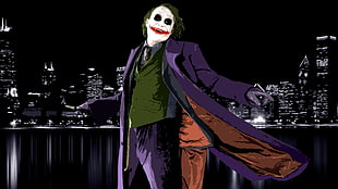 The Joker movie poster, movies, Batman, The Dark Knight, Joker