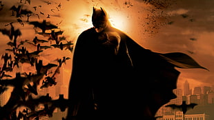 Batman illustration, digital art, movies, Batman Begins, Batman HD wallpaper
