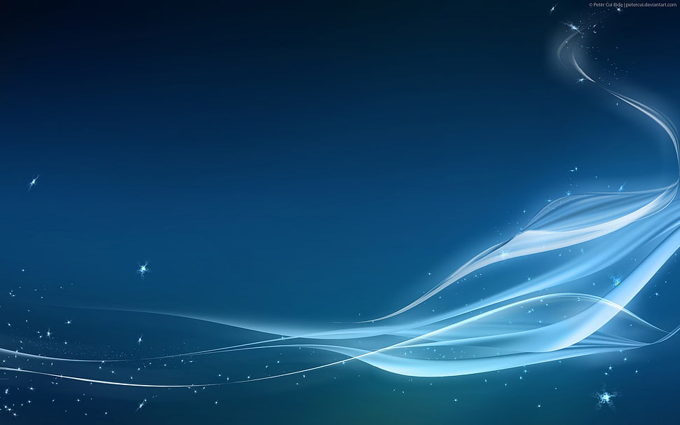 white and blue wall paper HD wallpaper