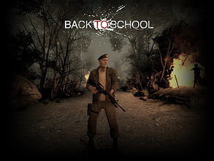 Left 4 Dead 2, Back To School, Game Mod, Steam (software) HD wallpaper