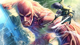 Attack on Titan characters, Shingeki no Kyojin, Eren Jeager, anime HD wallpaper