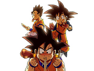 Dragon Ball Goku, Gohan, and Goten, Dragon Ball, Dragon Ball Z