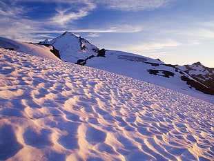 panoramic photography of snow field during daytime HD wallpaper