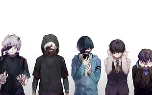 Tokyo Ghoul anime cover HD wallpaper