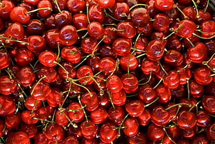 red cherry fruit lot