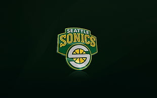 Seattle Sonics logo HD wallpaper