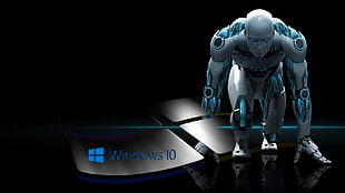 Windows 10 wallpaper, Microsoft Windows, Windows 10, androids, robot