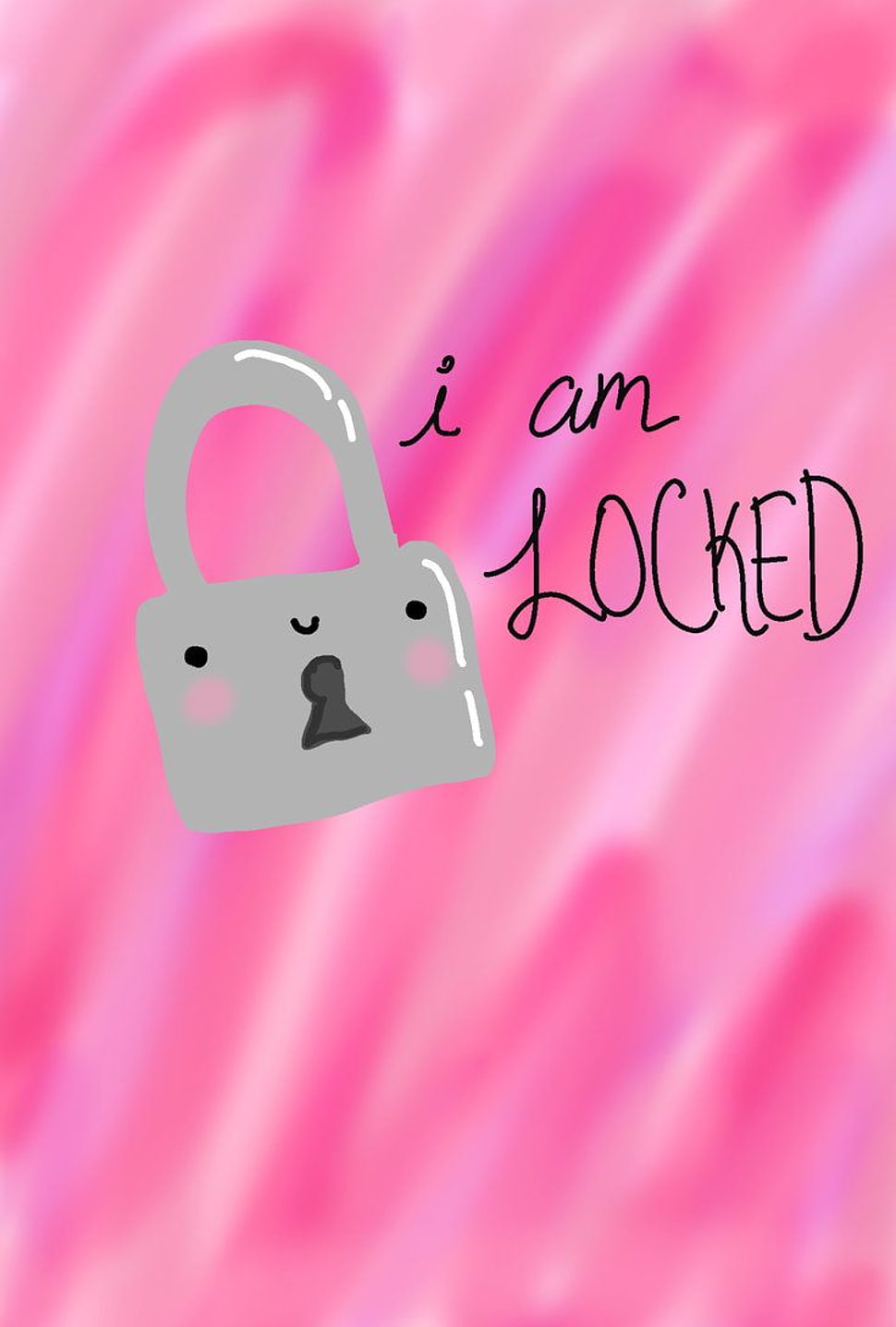gray security lock illustration HD wallpaper