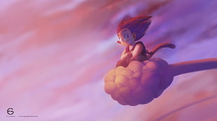 Dragonball Z Goku and Kenton Cloud characters wallpaper