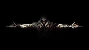 black and white leather belt, Assassin's Creed, Ezio Auditore da Firenze HD wallpaper