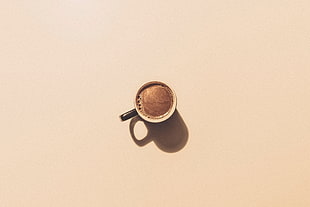 brown mug, coffee