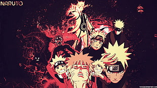 Naruto anime digital wallpaper, Naruto Shippuuden, Jinchuuriki, Kyuubi, Uzumaki Naruto