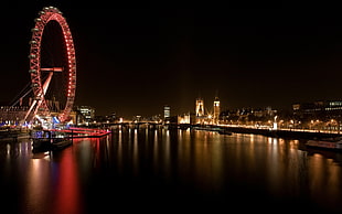 London Eye, London, London Eye, UK, ferris wheel HD wallpaper