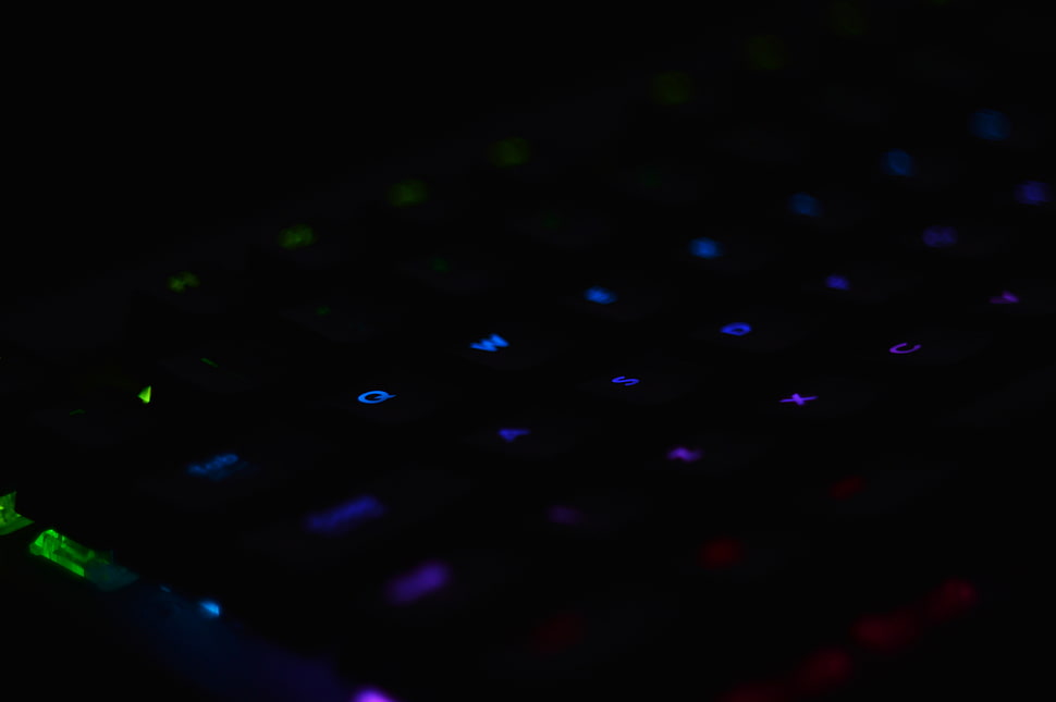 Keyboard,  Letters,  Backlight HD wallpaper