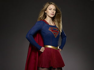 women's Supergirl costume HD wallpaper