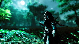 assassin illustration, horizon zero dawn ,  4K, video games, digital art