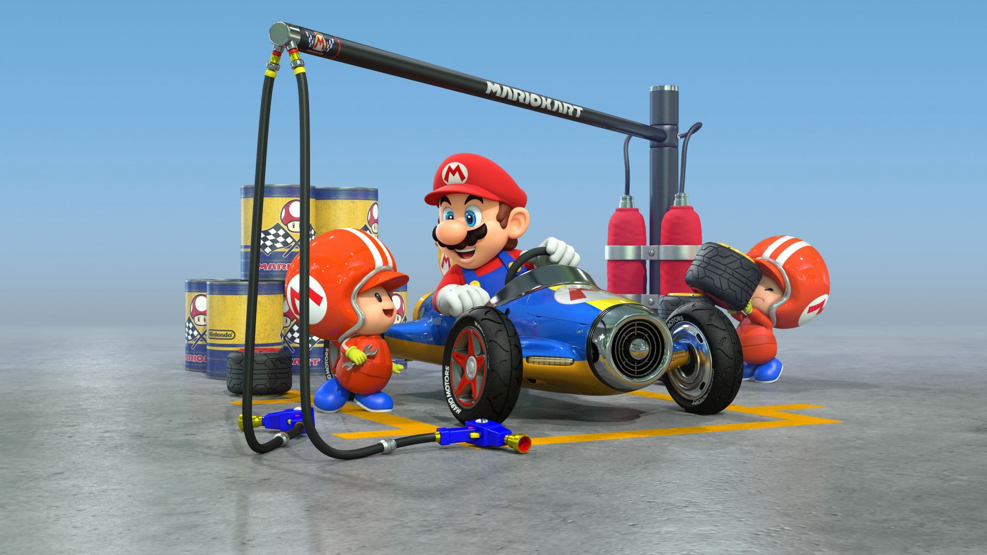 Super Mario toy, Mario Kart 8, video games, Toad (character), Mario Bros.