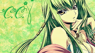 female anime character wallpaper, Code Geass, C.C. HD wallpaper