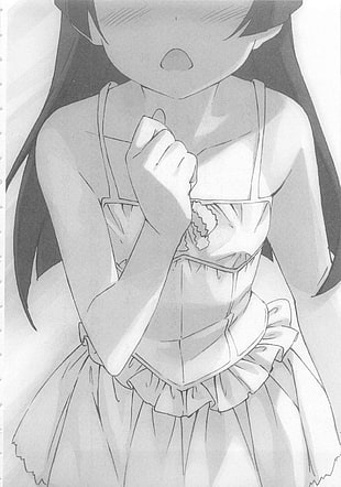 female anime character drawing, Gokou Ruri, Ore no Imouto ga Konnani Kawaii Wake ga Nai