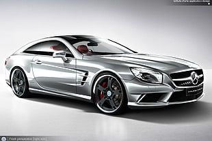 silver Mercedes-Benz sports car screenshot