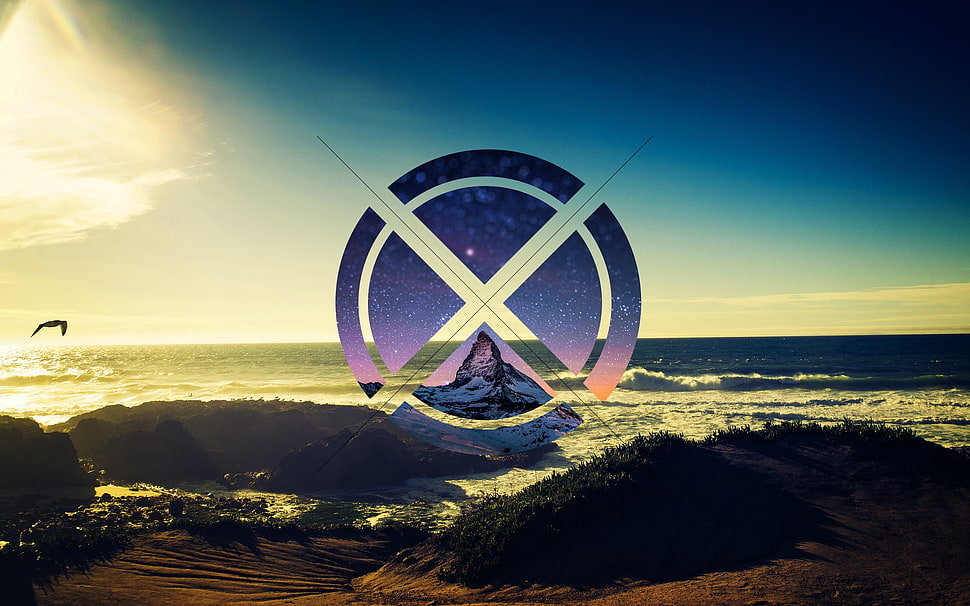 body of water, polyscape HD wallpaper