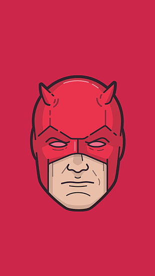Dare Devil illustration, superhero, Daredevil