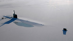 submarine on ice