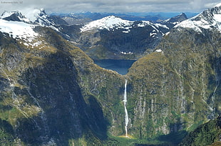 Angel Falls , Venezuela, Sutherland Falls, New Zealand, waterfall, nature