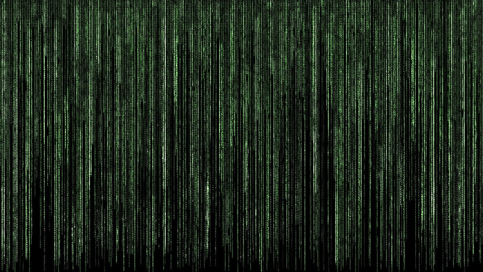 Matrix screen wallpaper, digital art, The Matrix, code HD wallpaper