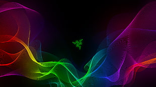 Razer logo, Razer, Abstract, Colorful HD wallpaper