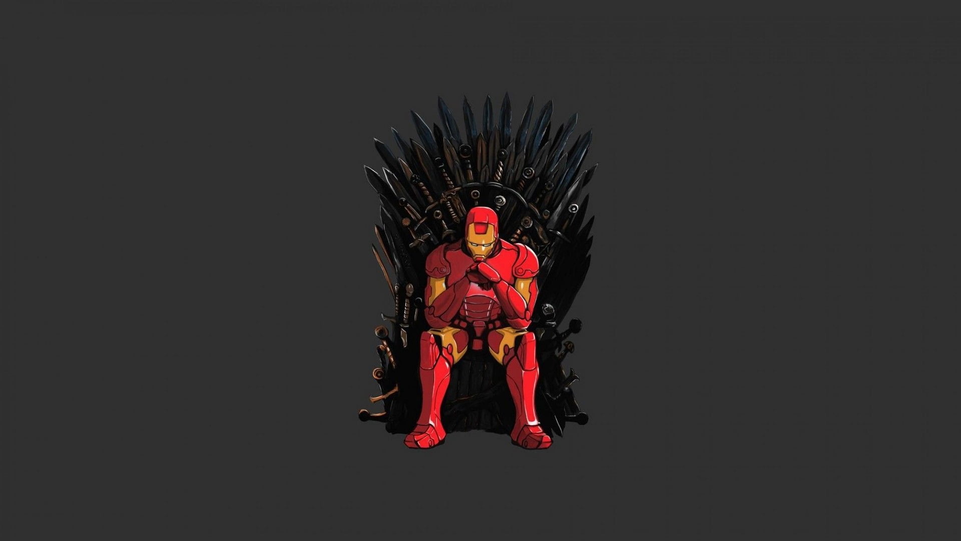 Marvel Iron Man wallpaper, Iron Man, Game of Thrones, Iron Throne, crossover