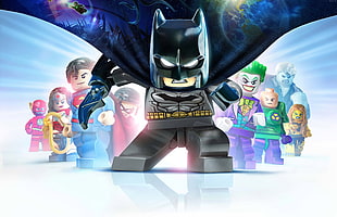 Lego Batman movie digital poster HD wallpaper