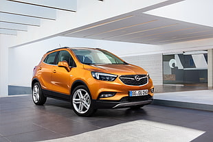orange Opel SUV, Opel, Mokka, Crossover HD wallpaper