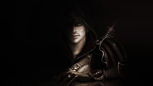 man wearing gray and brown suit, Assassin's Creed, Ezio Auditore da Firenze, artwork, video games HD wallpaper