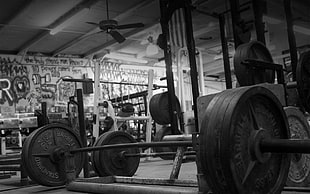 working out, exercise, barbell, gyms HD wallpaper