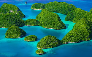 green islands, island, tropical, Indonesia, beach