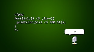 green background with text overlay HD wallpaper