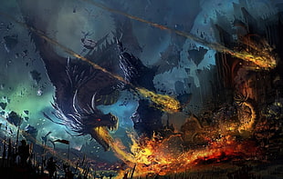 Smaug from The Hobbit HD wallpaper