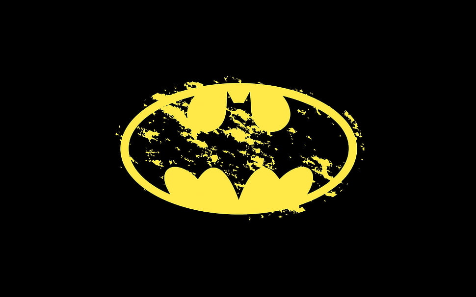 DC Batman logo, Batman, Batman logo, simple background HD wallpaper