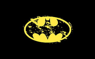 DC Batman logo, Batman, Batman logo, simple background HD wallpaper
