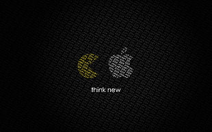 Pacman and Apple logo